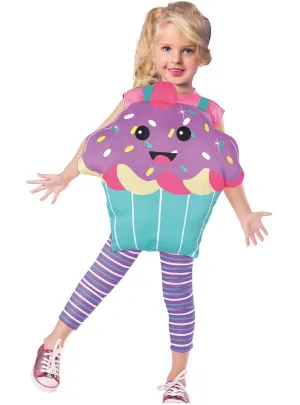 Happy Purple Cupcake Girls Costume