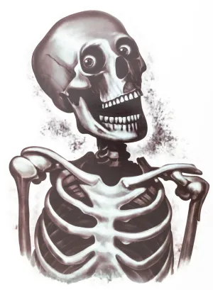 Happy Skeleton Window Sticker Halloween Decoration