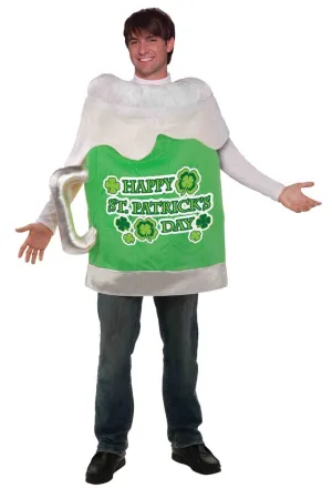 Happy St Patrick's Day Beer Mug Adults Costume