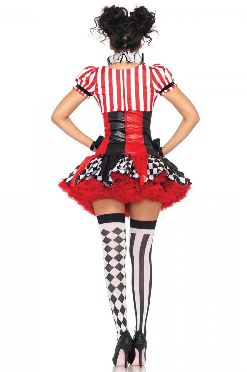 Harlequin Clown Womens Halloween Costume