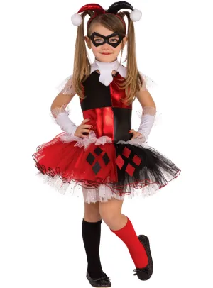 Harley Quinn Deluxe DC Villain Girls Tutu Costume