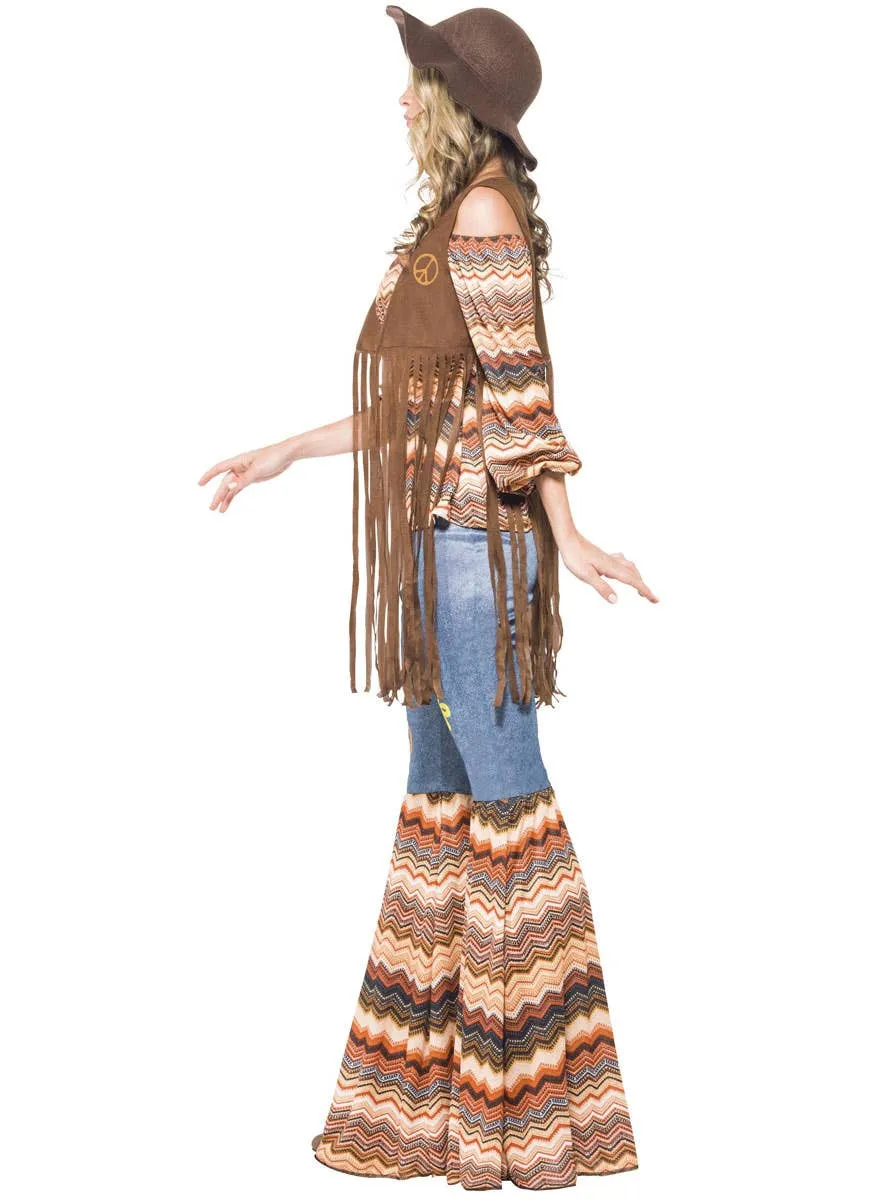Harmony Hippie Womens 70s Costume