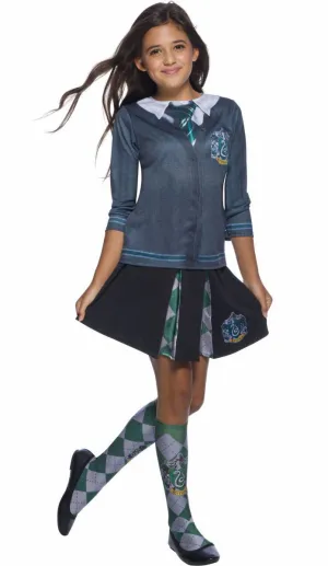 Harry Potter Slytherin Girls Book Week Costume Skirt
