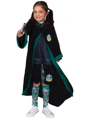 Harry Potter Slytherin House Girls Book Week Costume Robe