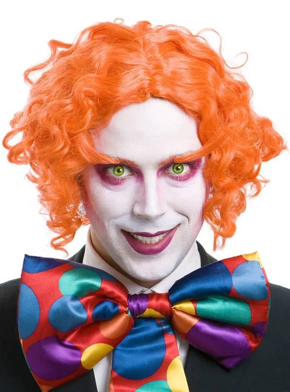 Hatter Orange Costume Wig with Eyebrows