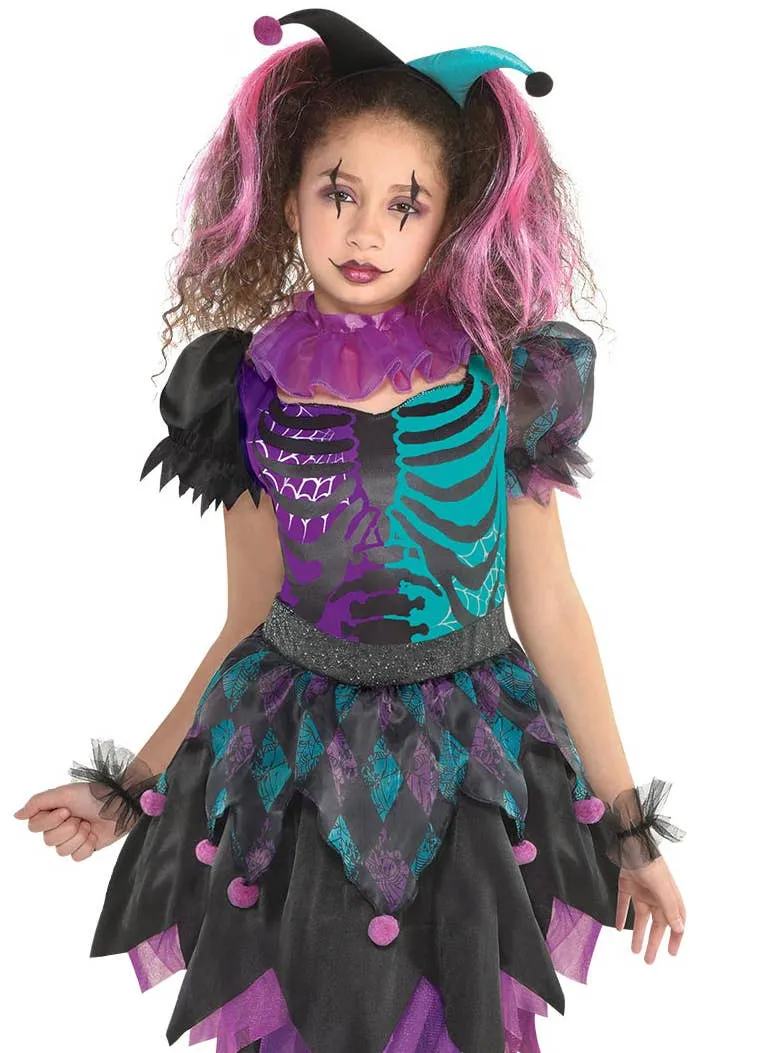 Haunted Harlequin Girls Halloween Costume