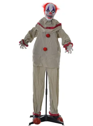 Haunted House Animated Scary Clown Halloween Decoration