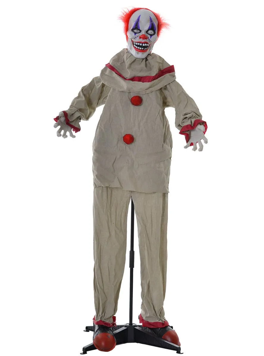 Haunted House Animated Scary Clown Halloween Decoration