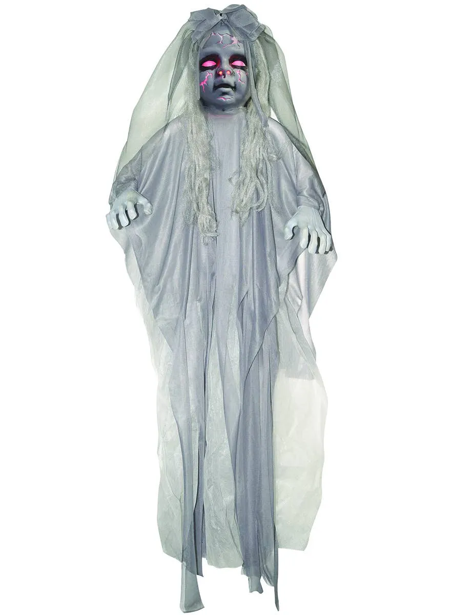 Haunted Light Up Hanging Dead Doll Halloween Decoration
