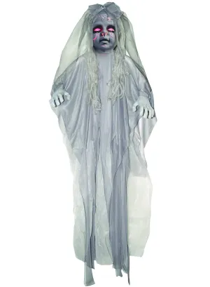 Haunted Light Up Hanging Dead Doll Halloween Decoration