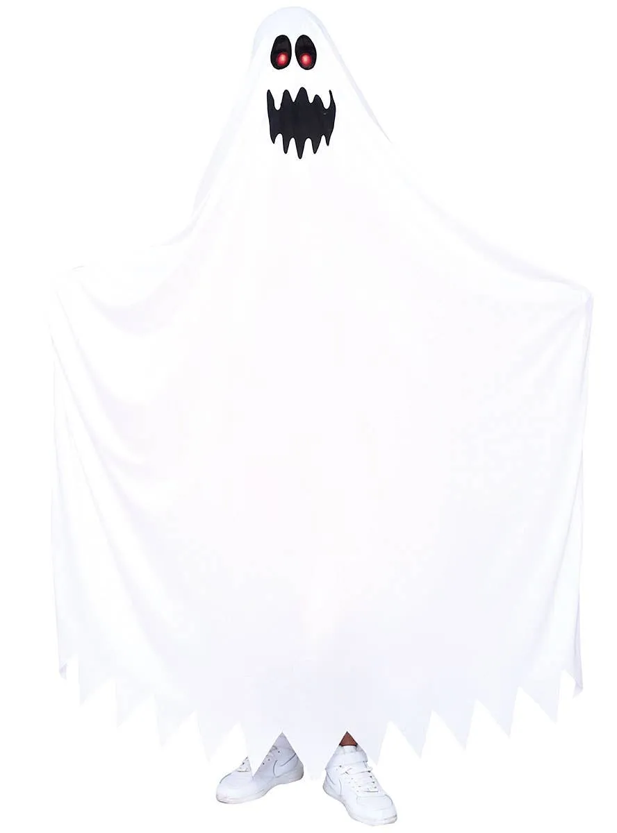 Haunting White Ghost Adults Halloween Dress Up Costume