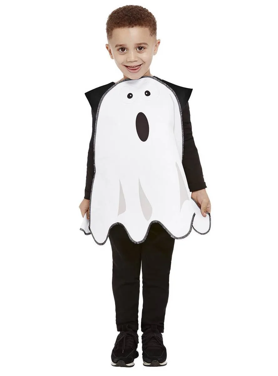Haunting White Ghost Toddler Halloween Costume