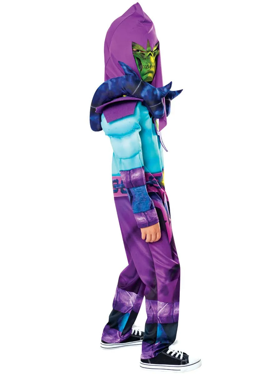 He-Man Boys Skeletor Villain Fancy Dress Costume