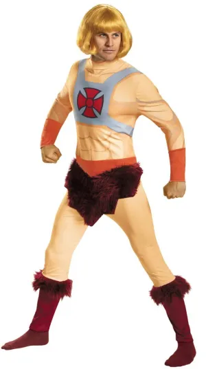 He-Man Superhero Mens Fancy Dress Costume