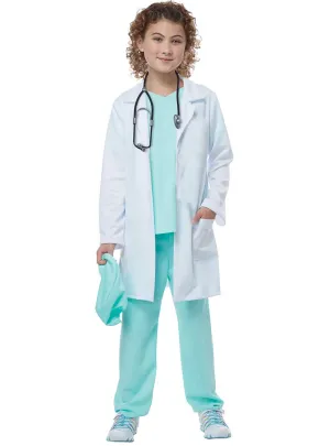 Health Care Hero Kids Surgeon Scrubs Costume
