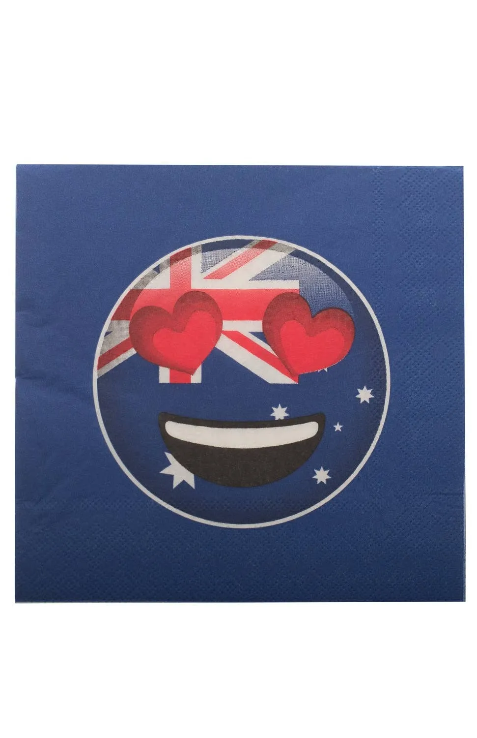 Heart Eye Emoji Australian Novelty Napkins