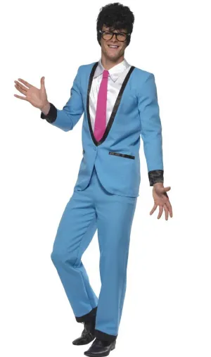 Heartthrob Teddy Boy Mens Blue 1950s Costume