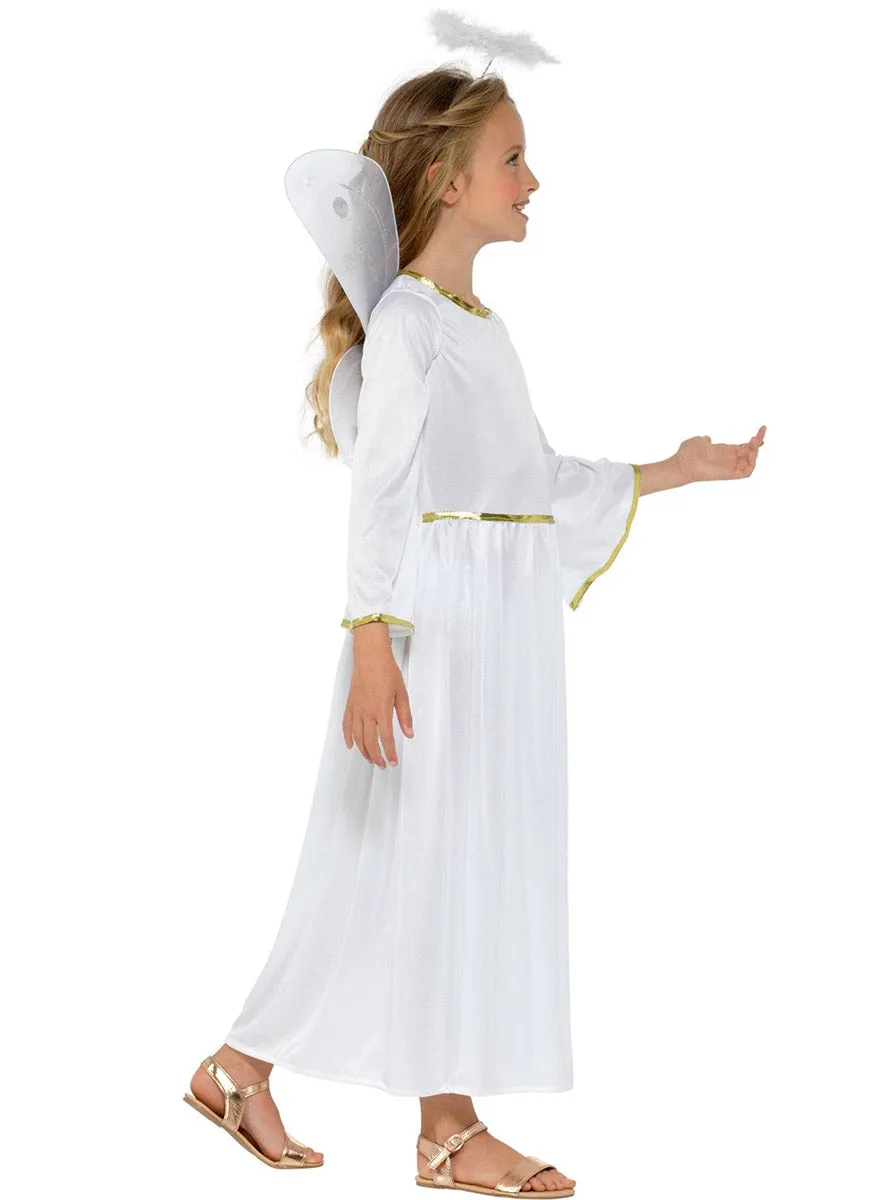 Heavenly White Angel Girls Costume