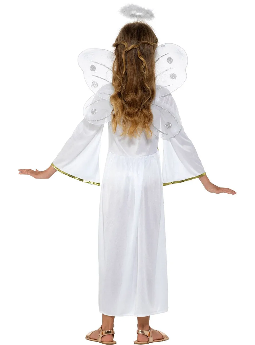 Heavenly White Angel Girls Costume