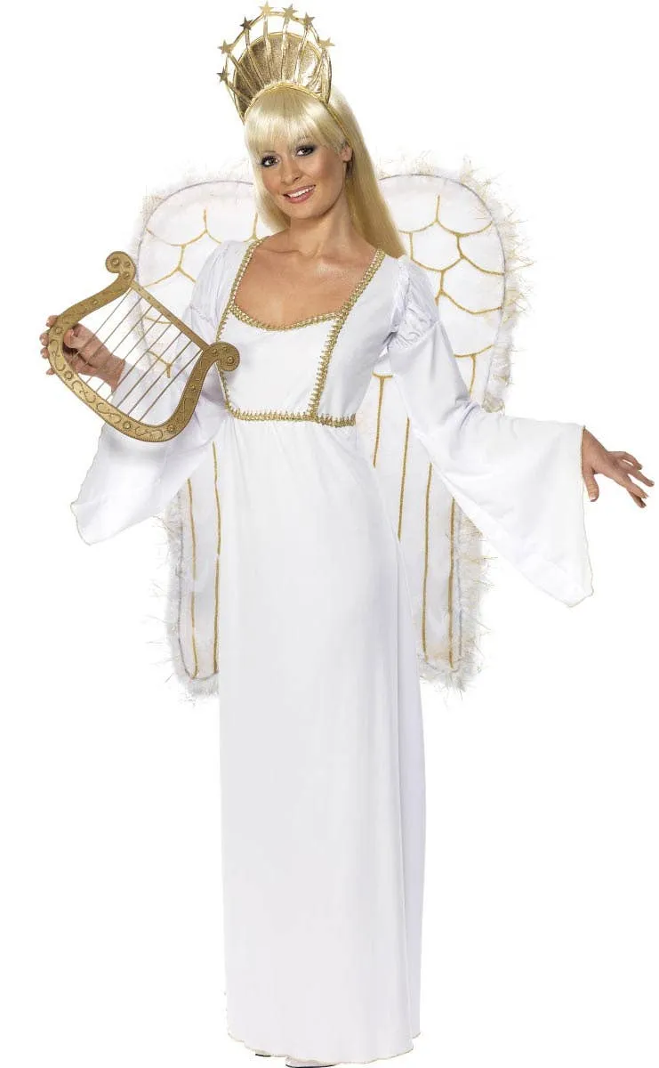 Heavenly White Angel Womens Christmas Costume