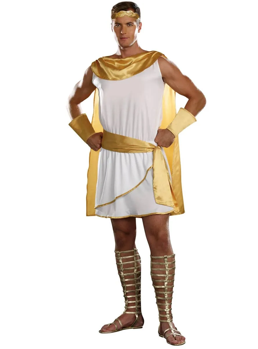 He's A God Mens Greek Toga Dress Up Costume