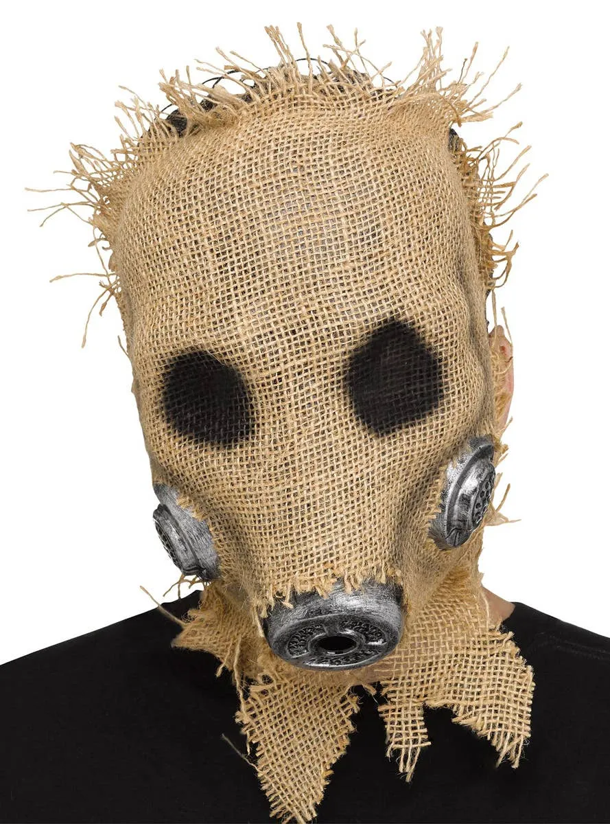 Hessian Gas Mask Halloween Costume Accessory