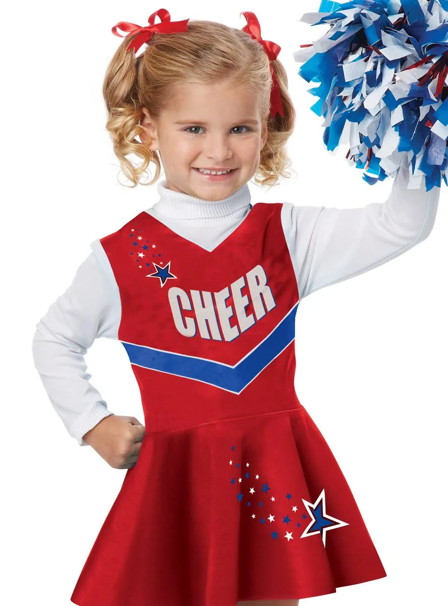 High School Cheerleader Toddler Girls Costume
