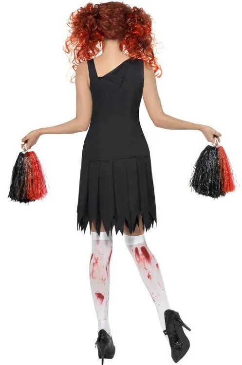 High School Horror Womens Zombie Cheerleader Costume