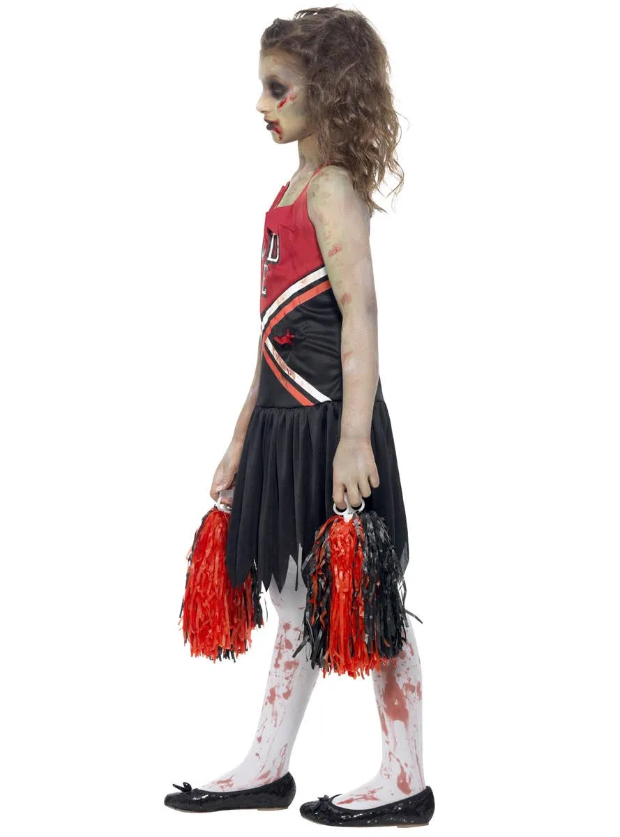 High School Zombie Cheerleader Girls Costume