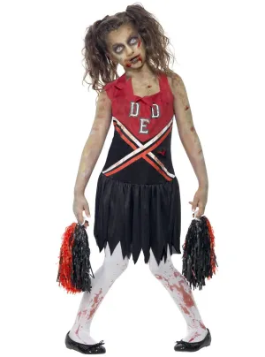 High School Zombie Cheerleader Girls Costume