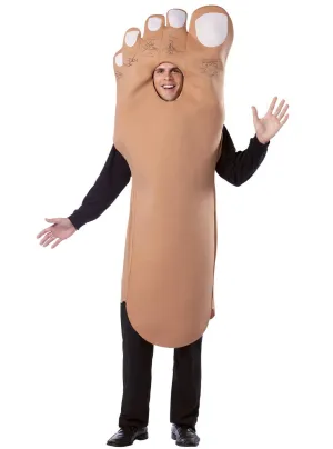 Hilarious Giant Hairy Foot Adults Fancy Dress Costume