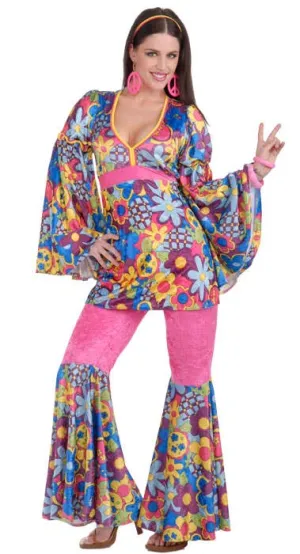 Hip Flower Child Womens 70s Costume