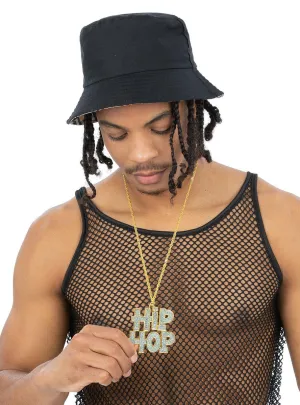 Hip Hop 90s Bling Chain Costume Necklace