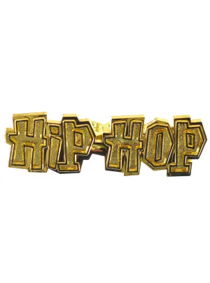 Hip Hop Gold 2 Finger Costume Jewellery Ring