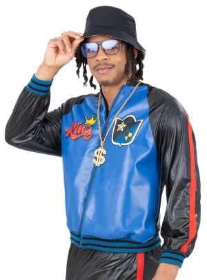 Hip Hop Jam Master Jay Mens 90s Costume Jacket