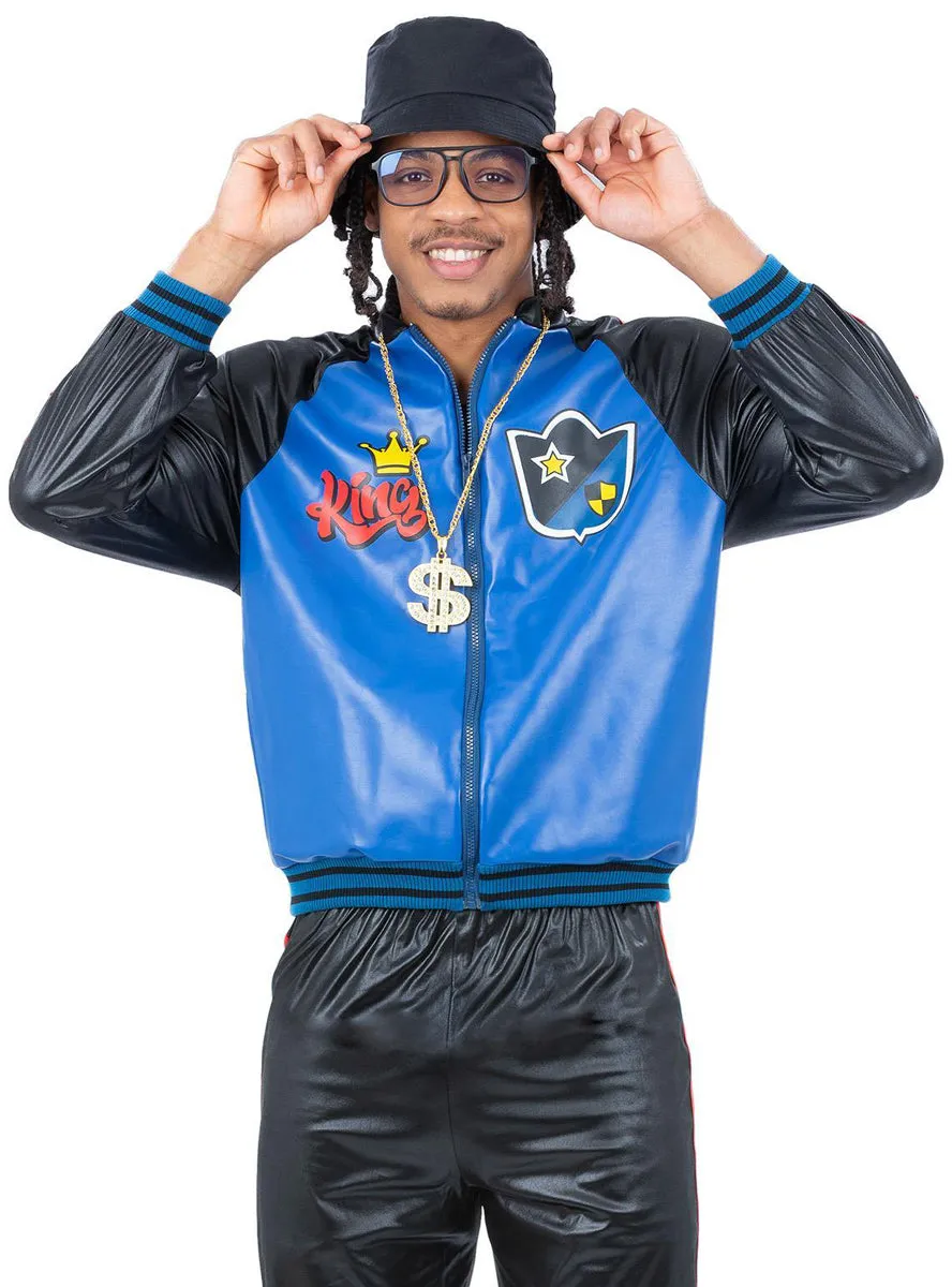 Hip Hop Jam Master Jay Mens 90s Costume Jacket
