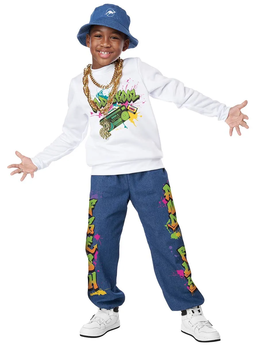 Hip Hop Rapper Boys 90s Dress Up Costume