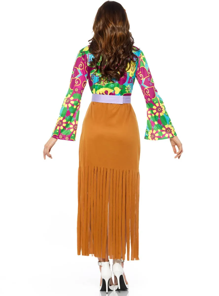 Hippie Babe Deluxe Womens 1970s Costume