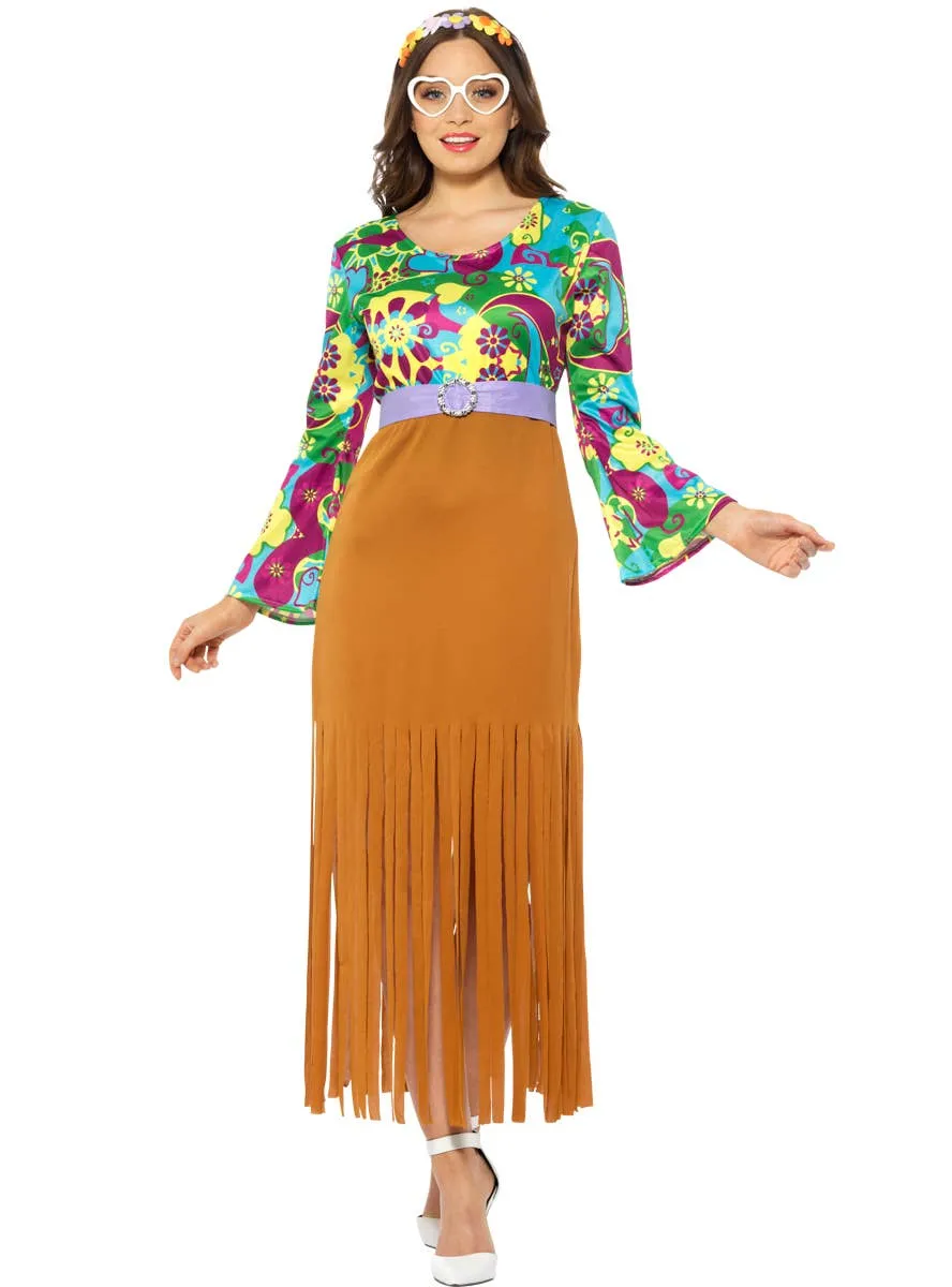 Hippie Babe Deluxe Womens 1970s Costume