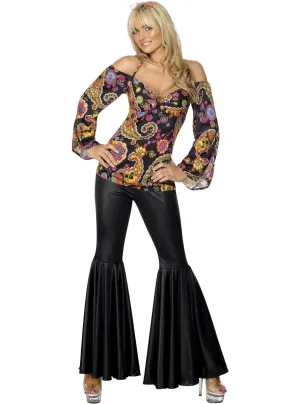Hippie Chick Womens 1970s Costume