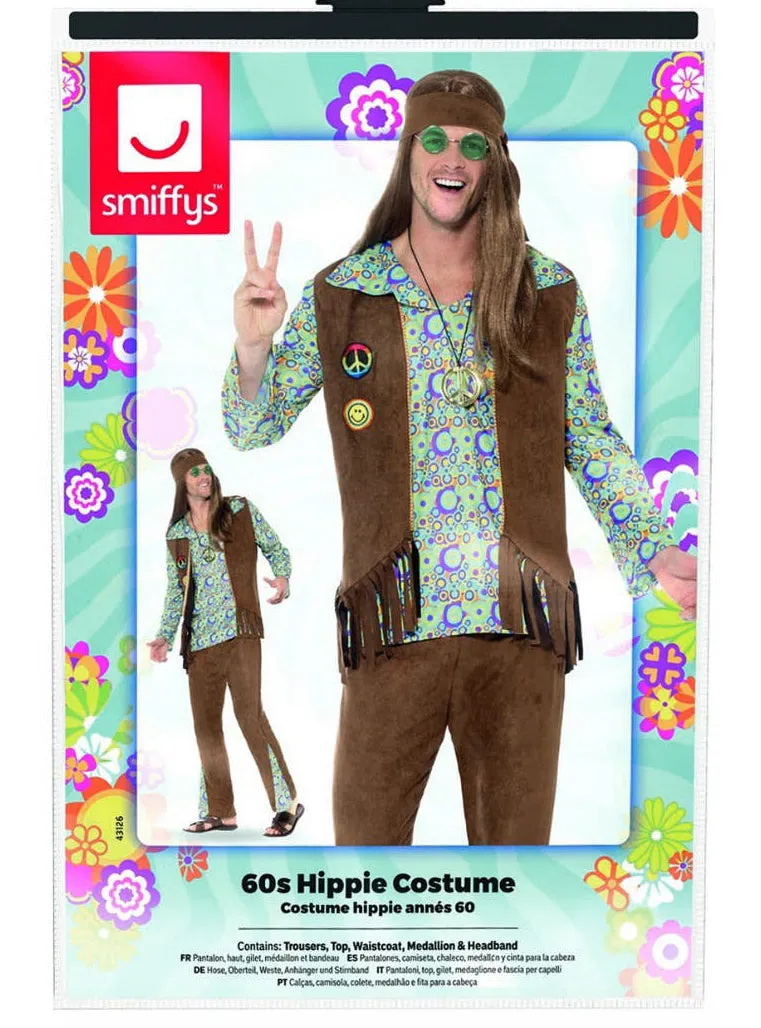 Hippie Mens Groovy 60s Costume