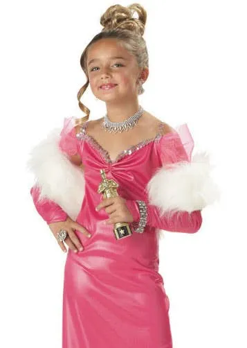 Hollywood Starlet Girls Fancy Dress Costume