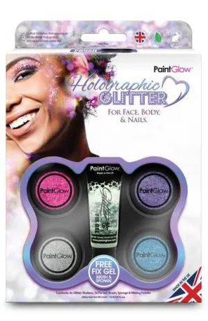 Holographic Face and Body Loose Glitter Makeup Kit