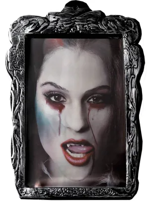 Holographic Vampire Picture Frame Halloween Decoration