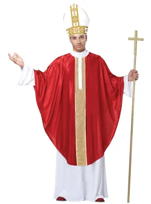 Holy Pope Mens Fancy Dress Costume