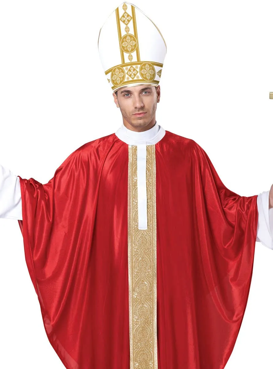 Holy Pope Mens Fancy Dress Costume