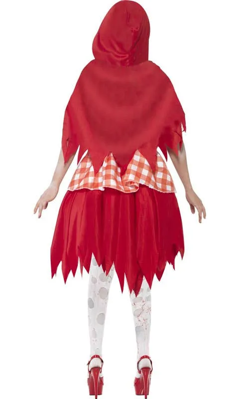 Hooded Beauty Womens Halloween Zombie Costume