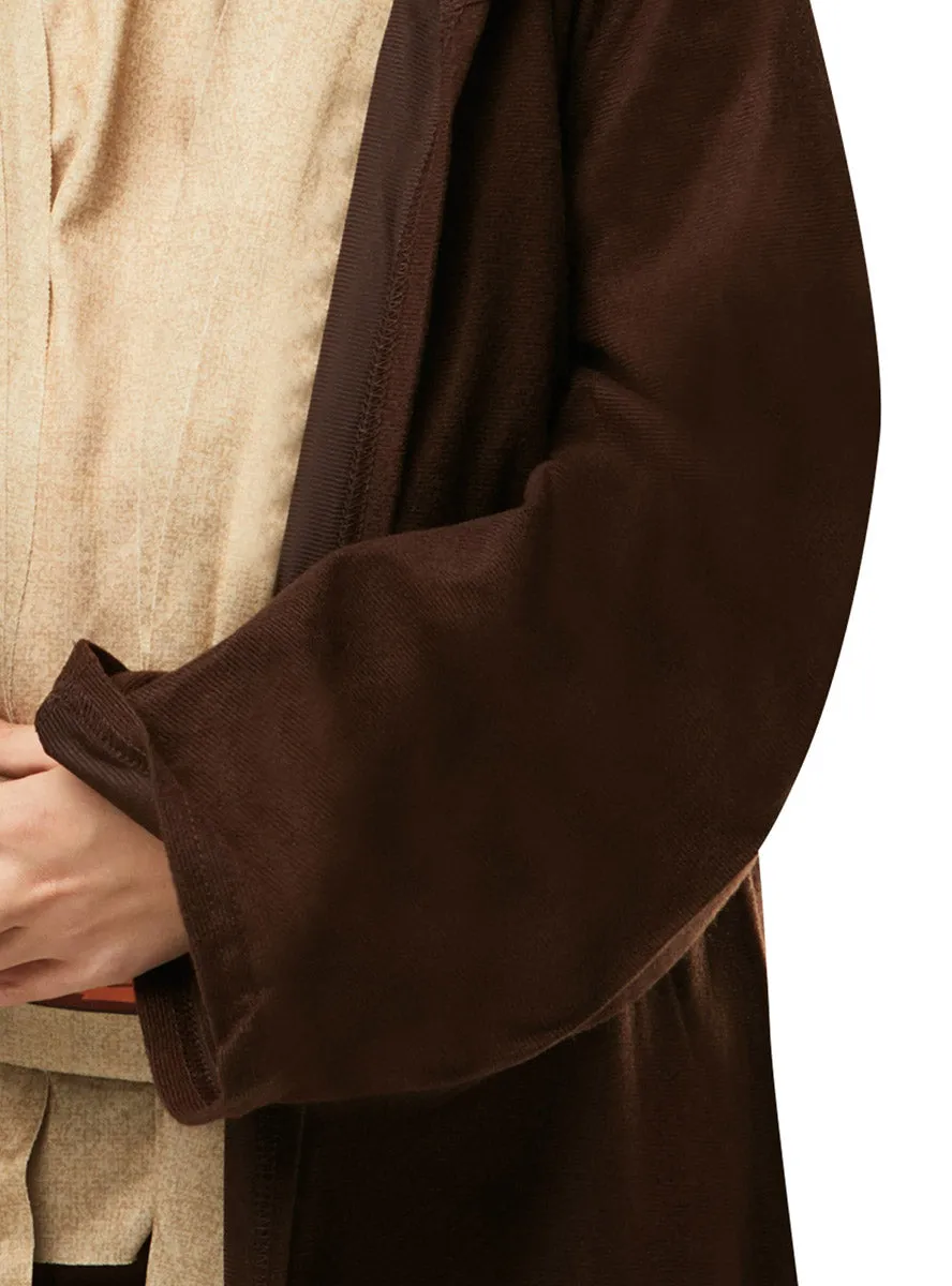 Hooded Brown Jedi Knight Boys Star Wars Costume Robe