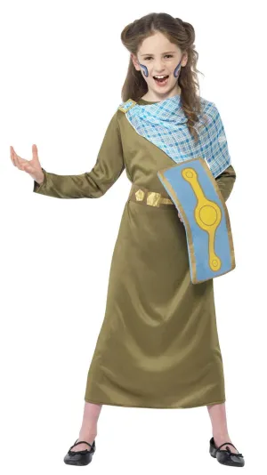 Horrible Histories Celtic Warrior Boudicca Girls Book Week Costume