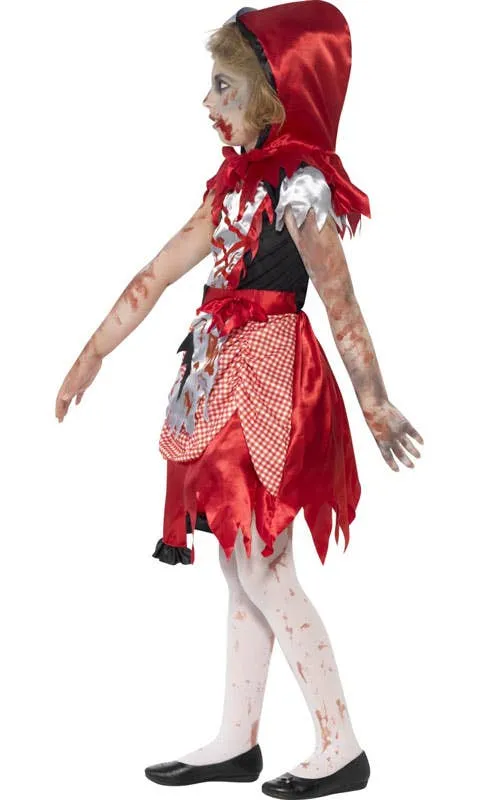 Horrid Miss Hood Girls Zombie Costume